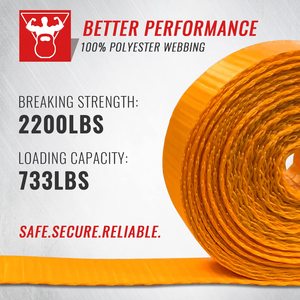 Sangles à <span class=keywords><strong>cliquet</strong></span> en polyester de 6 mètres x <span class=keywords><strong>25</strong></span> <span class=keywords><strong>mm</strong></span>, capacité de 1 tonne, certifiées CE, <span class=keywords><strong>pour</strong></span> la fixation d'objets, attaches de haute qualité - Product Image 5