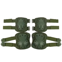 Ensemble de coudières et genouillères de Combat tactique extérieur CS Paintball cyclisme sécurité planche à roulettes genouillères de protection