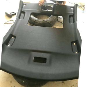 Tissu suédé gaufré en faux cuir souple, noir, 1 pièce, pour volant/<span class=keywords><strong>plafond</strong></span>, couvre-chef - Product Image 2