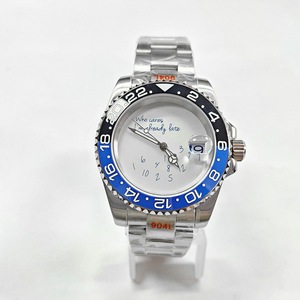 Trendy 40MM <b>Watch</b> <b>Case</b> Fit NH35 Automatic Movement Sapphire Glass Waterproof Business Casual Men <b>Watch</b> - Product Image 2