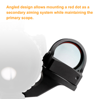 FOCUHUNTER R & R Red Dot Sight Adaptateur 21mm 35 Degrés Offset Optique Red Dot Base Plate R & R Spécifications Adaptateur Accessoires