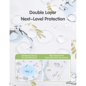 Baberos para bebé BambooBud, paquete de 3, baberos tipo bandana, impermeables, unisex, para recién nacidos, niños y niñas - Product Image 3