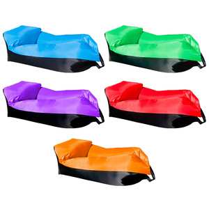 โซฟาเป่าลมยี่ห้อ Yancheng แบบพกพาสำหรับใช้งานกลางแจ้ง โซฟาเดี่ยวปรับเอนได้ ผลิตจากผ้า Oxford พับเก็บได้ สำหรับ 1-2 คน พร้อมปั๊มลมแบบมือ - Product Image 1