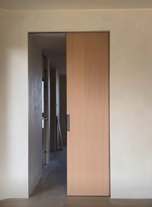 Puerta Corredera Empotrada en la Pared, Cierre Suave, Puerta Interior que Ahorra Espacio, Puerta Oculta - Product Image 2