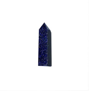 Offre Spéciale : Obélisque Bohème en Grès Bleu, Pointe Unique, Cristal Brut Sculpté, Wicca, Feng Shui, Méditation, Cadeau d'Halloween - Product Image 5