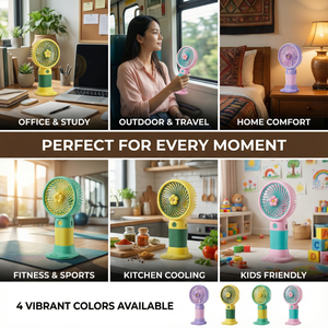 Ventilatore Portatile USB Ricaricabile da 300mAh per Uso Esterno, Mini Ventilatore Personale ad Alta Velocità, Tendenza <span class=keywords><strong>2026</strong></span> - Product Image 6