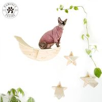 Nouveauté tour de chat en bois massif étage hamac pour chat jouet d'escalade pour chat endormi