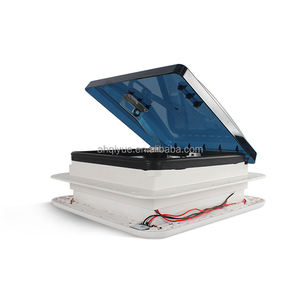 Bon marché Prix RV <span class=keywords><strong>Camping</strong></span> <span class=keywords><strong>Car</strong></span> toit évent ABS manuel monté au plafond trappes de ventilation avec lumières LED - Product Image 1