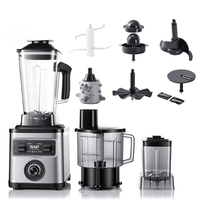 Blender électrique RAF Licuadora Eléctrica 800W avec 8 fonctions et 8 lames pour mélanger, hacher, broyer