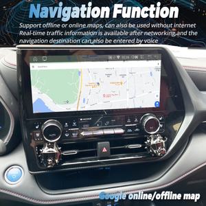 Para CROWN KLUGER TOYOTA Highlander 2022 2023, Pantalla Qled, Reproductor de Video Android 13 para Auto, Navegación GPS, Multimedia, Carplay Inalámbrico - Product Image 5