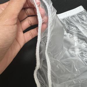 Многоразовые прозрачные подгузники для взрослых брюки с полиэтиленовой пленкой дышащий водонепроницаемый чехол для ухода за недержанием - Product Image 5