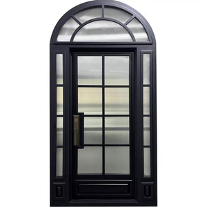 <span class=keywords><strong>Porte</strong></span> de sécurité minimaliste à cadre métallique fin, <span class=keywords><strong>grille</strong></span> en fer forgé, <span class=keywords><strong>porte</strong></span> en verre, taille personnalisée disponible - Product Image 4