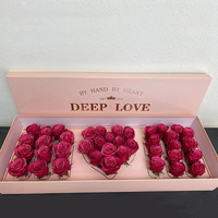 Boîte cadeau pour la fête des mères et la Saint-Valentin, boîte à couvercle supérieur et inférieur, emballage cadeau pour les fêtes, boîte à fleurs