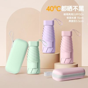Mini <span class=keywords><strong>parapluie</strong></span> <span class=keywords><strong>de</strong></span> protection solaire en tissu <span class=keywords><strong>de</strong></span> nylon 190T <span class=keywords><strong>Parapluie</strong></span> <span class=keywords><strong>de</strong></span> soleil <span class=keywords><strong>haut</strong></span> <span class=keywords><strong>de</strong></span> <span class=keywords><strong>gamme</strong></span> pour femmes - Product Image 2