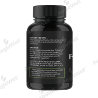 Cápsulas Quemagrasas Aeglewell con Extracto de Té Verde para el Control de Energía en Adultos - 60 Cápsulas/Botella