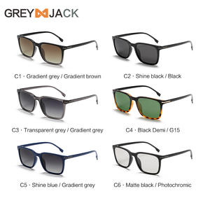 Nuevas Gafas de Sol Unisex con Marco Cuadrado, Negras, TR90, Polarizadas, Lentes TAC con Protección UV400, Tipo 3, Modelo K012 - Product Image 3