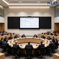 Интерактивная доска HRAY 86 дюймов с ресурсом службы 30000 часов, Android 13, с опциональной документ-камерой, поставка от производителя OEM/ODM