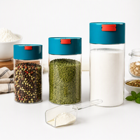Boîte de conservation sous vide Condient Box pour épices, produits secs et ingrédients de pâtisserie, prête pour la cuisine, portable