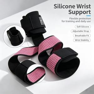 Suporte de Pulso Antiderrapante para Levantamento de Peso, Cintas de Assistência para Treinamento de Academia - Product Image 2