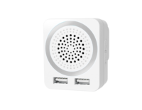 Kit de sonnette de porte sans fil Sonnette de porte sans fil cinétique pour malentendants avec 2 ports USB Sonnette de porte sans fil intelligente