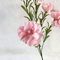 Kunstzijde Anemoon Bloemen 5-koppige Bloemtakken Handgemaakt Natuurlijke Aanraking voor Bruiloft Huisdecoratie Scène Arrangement