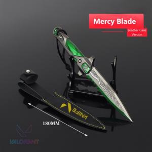 Juguetes para niños de alta calidad Valorant Mercy Blade, modelo de <span class=keywords><strong>arma</strong></span> totalmente metálica, hoja sin cortar disponible, venta al por mayor, pequeños productos minoristas - Product Image 3
