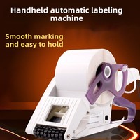 Machine d'étiquetage manuelle rapide et compacte pour bouteilles rondes – Gadget d'étiquetage adhésif
