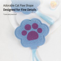 Poudre de polyuréthane hydrophile Cat Paw, texture ultra fine, utilisation sèche et humide, outil de nettoyage pratique