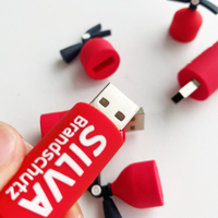 Cadeau personnalisé Alarme incendie Pompier Pvc Extintor Bouche d'incendie Extincteur Clé USB personnalisée