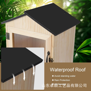 Boîte aux lettres extérieure peut être boîte de rangement d'atlas de <span class=keywords><strong>livre</strong></span> de bricolage boîte d'échange d'affichage de courrier boîte en bois de stockage acrylique - Product Image 6