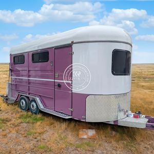 Remorque durable en vente en 2025, remorques et caisses à chevaux chinoises, remorque à chevaux 3Hal pour le transport - Product Image 6