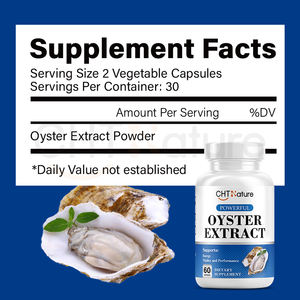 Chtrnature Oem Label pribadi vitamin mendukung ekstrak daging tiram 60 Kapsul/botol kapsul tiram - Product Image 3