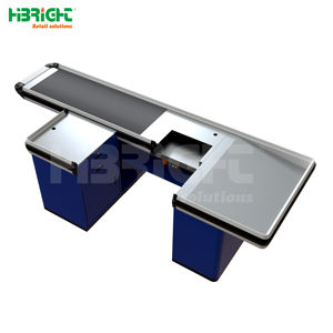 เคาน์เตอร์ชำระเงินด่วน HBE-CC-06B highbright สำหรับความสะดวกสบายซูเปอร์มาร์เก็ตร้านขายของชำประสิทธิภาพความสะดวกสบายทำจากจีน - Product Image 3