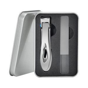 Coupe-ongles en acier inoxydable à grande ouverture, logo personnalisé, outil de manucure et pédicure pour cuticules et peaux mortes, vente en gros - Product Image 1