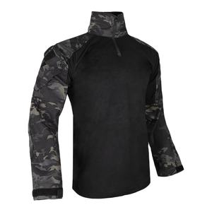 Chemise de combat tactique légère en coton camouflage à manches longues Sinairsoft pour hommes, pour le tir en plein air et le camping - Product Image 1