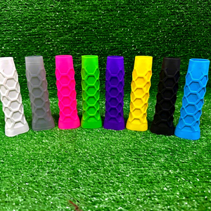 Empuñadura personalizada para raqueta de pádel, cinta de silicona cómoda, antideslizante, diseño de color sólido. - Product Image 1