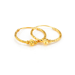 Jinxiuxing, pendientes <span class=keywords><strong>de</strong></span> cuentas personalizados, chapado en oro <span class=keywords><strong>de</strong></span> 24 quilates, latón macizo, piedra <span class=keywords><strong>de</strong></span> circón, <span class=keywords><strong>aros</strong></span> <span class=keywords><strong>de</strong></span> mujer rellenos <span class=keywords><strong>de</strong></span> oro, joyería al por mayor - Product Image 3