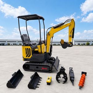 Mini Excavadora Hidráulica de 1 Tonelada, con Certificación CE, Micro Excavadora con Motor Importado y Bomba, 2 Años de Garantía, para Jardín - Product Image 2