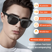 Lentes de Sol Inteligentes Inalámbricas con Cancelación de Ruido, Resistentes al Agua IPX6, Batería Dual para Auriculares, Control Táctil, Diseño Sostenible