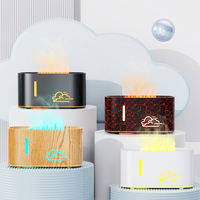Humidificateur Huile Essentielle Feu Arôme Diffuseurs Machine air Smart Difusor De Aroma Nébuliseur À Ultrasons Diffuseur Portable pour La Maison