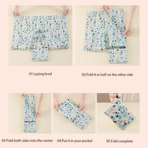 Bolsa de Compras Plegable Ecológica de Gran Capacidad con Logotipo Personalizado, Fabricada con Nylon Ripstop Reciclado y Correa para el Hombro - Product Image 4