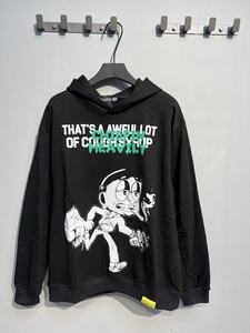 Nueva llegada de calidad superior 100% algodón que es un montón de COUPH SYRUP High Street Alphabet Trendy Brand Loose Casual Hoodie - Product Image 3