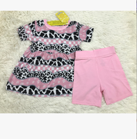 Setelan Baju Anak Laki-laki Berkualitas Baik RTS Blind Box, Bahan Bambu, Dua Potong, Lengan Pendek dan Celana Pendek, Setelan Blind Box Anak