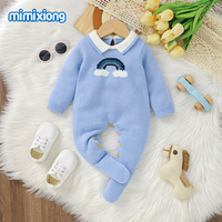 Nouvelle Arrivée Mimixiong Combinaison en Tricot pour Bébé Nouveau-né, Combinaison Boutique, Pull en Tricot