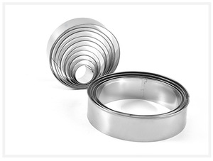 Bộ khuôn cắt bánh donut bằng thép không gỉ 18/8, 14 chiếc, hình tròn, dùng làm bánh quy và bánh ngọt - Product Image 6