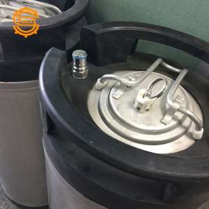 <span class=keywords><strong>Fût</strong></span> à bière d'<span class=keywords><strong>occasion</strong></span> Pera neuf de 5 gallons avec verrouillage à broche/verrouillage à bille avec poignée en caoutchouc - Product Image 4