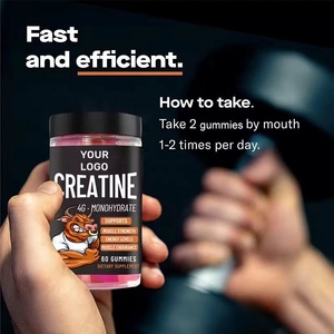 High Quality Energy Pre Workout Supplements <b>Creatine</b> Monohydrate Gummy Candy Vegan Weight Gain Gummies - Product Image 5