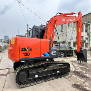 Mini-excavatrice sur chenilles Hitachi ZX120, excavatrice Hitachi EX120, fabrication japonaise. - Product Image 1