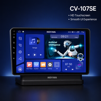 Écran de voiture Android ROTISS 7 pouces 107SE, 2 Go 64 Go, écran tactile HD, CarPlay, récepteur multimédia universel pour véhicules