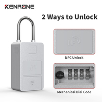 KENRONE 无电源无钥匙 NFC 密钥保险箱，带临时访问功能，壁挂式密钥存储盒，适合 Airbnb 度假房东